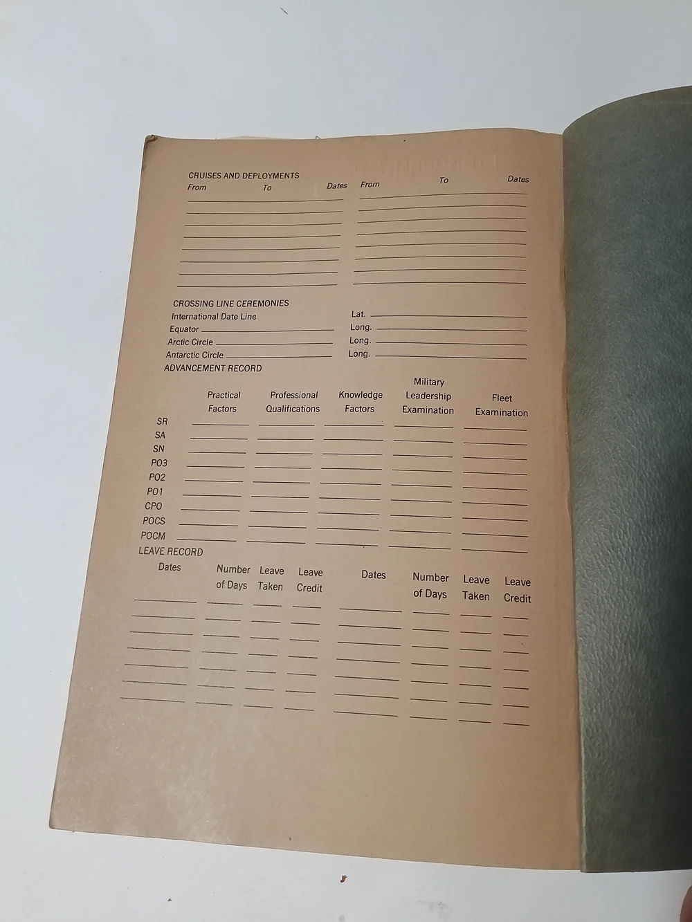The Bluejackets' Manual 19th Edition - Blue Notebook